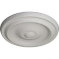 thumbnail image 3 of Ekena Millwork 9 5/8"OD x 1 1/8"P Maria Ceiling Medallion (Fits Canopies up to 1 3/4"), Hand-Painted Ultra Pure White, 3 of 6