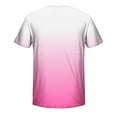 thumbnail image 5 of Njoeus Big & Tall Shirts for Men's Muscle T-Shirts Mens Fashion Gradient Tee Shirts Short Sleeve Athletic Workout Gym T Shirts for Men Bodybuilding Tees M-5XL, 5 of 5