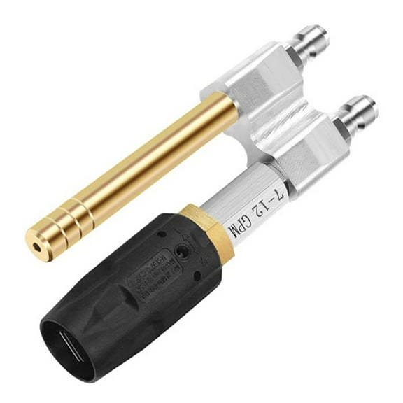 Long Range Soft Wash Nozzle For Pressure Washer Adjustable 7-12GPM Flows Twist Nozzle With 1/4in Quick Connects Design