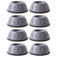 thumbnail image 1 of 8Pcs Anti-Vibration Washing Machine Foot Pad Practical Household Pads (Gray), 1 of 8