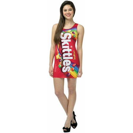Skittles Tank Dress Teen Halloween Costume - Walmart.com