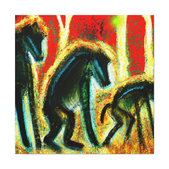 Baboon In Expressionism - Canvas