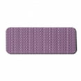 thumbnail image 1 of Geometric Computer Mouse Pad, Vertical and Horizontal Wavy Lines Shapes Optical Illusion Style Abstract Art, Rectangle Non-Slip Rubber Mousepad Large, 31" x 12", Lilac Purple, by Ambesonne, 1 of 2