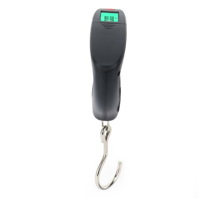 Luggage Scale, ABS+stainless Steel Travel Scale LCD Curved Handle For Shopping Weighing For Traveler For Express Delivery
