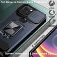 thumbnail image 5 of CoverON For Apple iPhone 13 Phone Case, KickStand Ring Credit Card slot Camera Cover Magnetic holder, Blue, 5 of 8