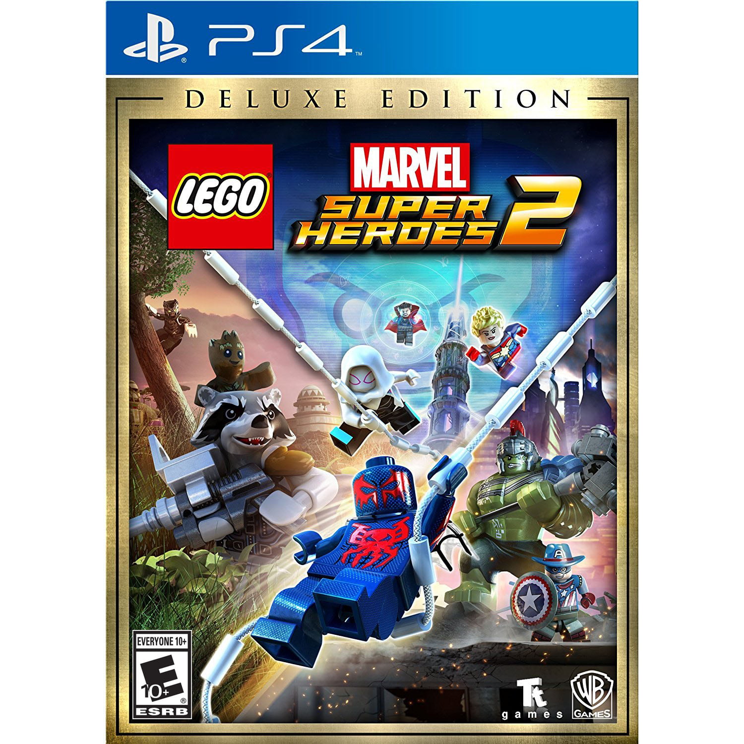 Lego Marvel Super Heroes 2 Deluxe Edition Ps4 Warner Bros Walmartcom