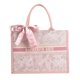 thumbnail image 1 of Bolso de mano bordado de gran capacidad para mujer, textura de alta gama, bolso de viaje de nicho, bolso de mensajero de hombro, bolso grande informal, 1 of 5
