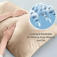thumbnail image 4 of DISEN Body Pillow Case Cover, Rayon Made from Bamboo, Cooling Body Pillow Cover for Hot Sleepers and Night Sweats, Breathable & Silky Soft Full Long Pillow Case (Taupe, 20x54 Inches), 4 of 8