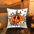 thumbnail image 5 of Fall Thanksgiving Pumpkin Pillow Covers Polyester Sofa Cushion Covers Fall Decor 18x18 by OVFUIZ, 5 of 6