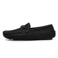 thumbnail image 4 of Spring Summer New Men's Casual Hollow Loafers Slip On Breathable Mesh Leather Flats Boat Shoes Driving Shoes Moccasins, 4 of 13