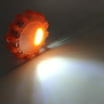 thumbnail image 2 of Linterna LED naranja, baliza de luz de señal LED de 2 piezas, luz de advertencia de emergencia, iluminación de emergencia con base magnética y 9 modos de parpadeo para automóvil, camión, 2 of 6