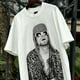 thumbnail image 3 of Frog Drift Kurt Cobain Graphics Streetwear, ropa Vintage de moda, camisetas holgadas casuales de gran tamaño, camisetas para hombresBlanco, 3 of 5