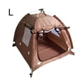 thumbnail image 3 of Methold tienda de campaña para mascotas al aire libre cama plegable portátil cachorro excursión nido impermeable perro gato casa interior Type3 NO3, 3 of 6