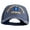 Navy, variant on U.S. Army 8th Infantry Division Embroidered Low Profile Special Cotton Mesh Cap - Navy OSFM