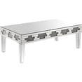 thumbnail image 1 of ACME Table Basse Noralie en Pierres Miroirs et Faux, 1 of 1
