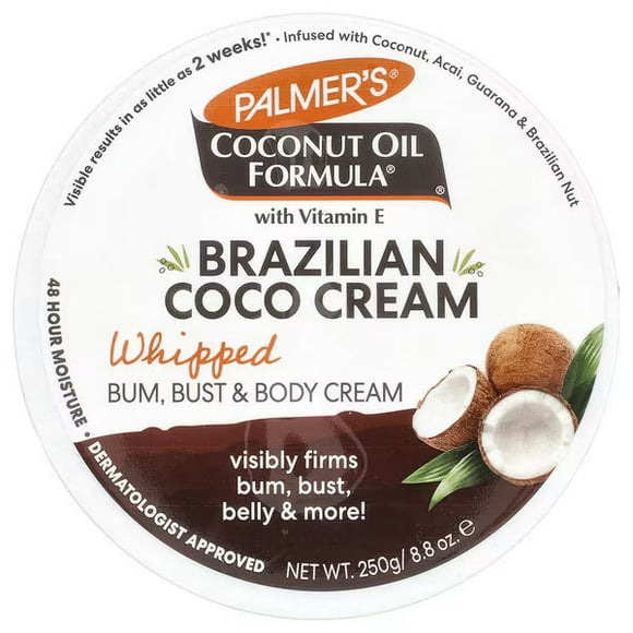 Palmer's, Coconut Oil Formula® with Vitamin E, Brazilian Coco Cream, Whipped, 8.8 oz (250 g)