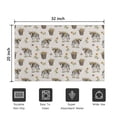 thumbnail image 5 of White Buffalo Pattern Door Rugs,Washable Non Slip Door Mats Indoor,Decorative Door Mats,Entry Mat Indoor for Entrance,Bedroom,Kitchen,Bathroom,20"x32", 5 of 6