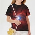 thumbnail image 4 of Wo-Fusoul T-Shirt pour Garçons et Filles Tout-Petits, Manches Courtes Col Rond, Haut Décontracté Imprimé Étoile Colorée, Taille 110, 4 of 9