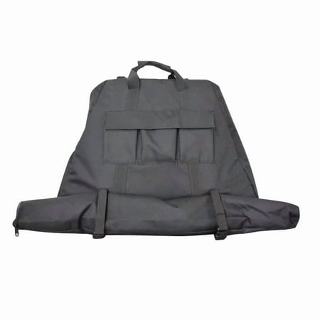 Black Canvas Triangle Bow Case with 85cm Arrow Tube – Archery Bow Carrying Bag with Quiver for Triangle Bows Slingshot Bows Short Sleeve Bows Night Blade & Phantom – Hunting & Target Practice Gear