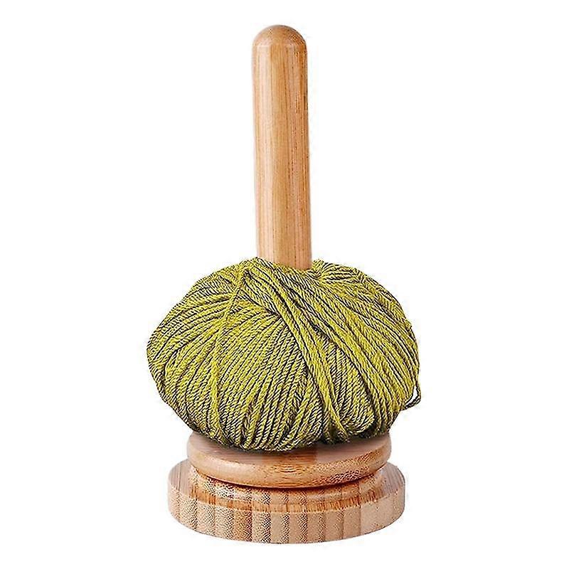 Crochet Spindle Rack Wooden Yarn Holder Spinning Knitting Tools Crochet Yarn Holder Beginner ...