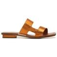 thumbnail image 2 of Franco Sarto Women's Emily Open Square Toe Low Block Heel Strappy Sandals, Orange, Size 7.5 M, 2 of 7