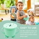 thumbnail image 4 of Snack Cup, Child Silicone Cup Snack Cup, Child Learning Feeding Food Bowl, Cup with Handle Silicone Snack Vajilla Recipiente de Almacenamiento Plato para niños Vajilla Repelente de Suciedad, Unisex Xemadio LKX-1247, 4 of 9