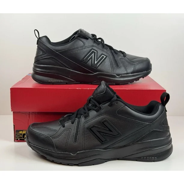 New Balance 608v5 Sneakers Slip Resistant Mens Size 11.5 Black/Black MX608AB5