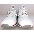 thumbnail image 3 of New Balance 574 Sport Running Shoes Sneakers White Red Leather Gray Mens Sz 8.5, 3 of 6