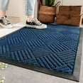 thumbnail image 1 of SZXZYGS Outdoor Doormat Rubber Entry Carpet Floor Mat Entry Door Commercial Polypropylene non Slip Foot Mat 75*45Cm Daily, 1 of 1