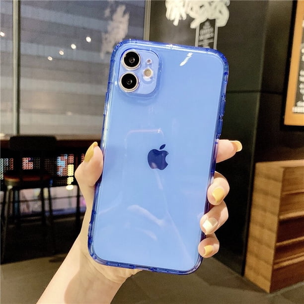 Funda de teléfono suave de lujo para IPhone SE 2020 7 8 Plus X XR XS 11 13 Pro 12 Mini Max, funda de silicona a prueba de golpes, funda trasera transparente Tan Jianjun unisex