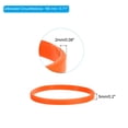 thumbnail image 2 of Uxcell Silicone Bracelets Rubber Wristbands Blank Stretch Sports Bands Orange 30 Pack, 2 of 6