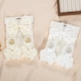 thumbnail image 6 of Sweet Baby Bowknot Headband Hairband Strong Gripped Socks Set for Newborns to 12 Months Soft Fabric Headwear, 6 of 8