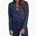 thumbnail image 3 of Vedolay Womens Blazer Jackets Open Front Coat Jacket for Women Navy,XL, 3 of 5