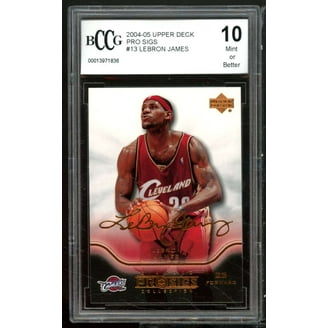 Lebron James Rookie Card 2003-04 Upper Deck MVP #201 BGS 9.5 (9.5