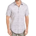 thumbnail image 3 of Tasso Elba Chemises à Rayures Stretch pour Homme (Gris, S), 3 of 3