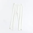 thumbnail image 2 of Lenpel Leggings for Girls Lightweight Cotton High Waisted Stretchy Slim Yoga Pants Full Length Tights 4-15 Years, 2 of 3