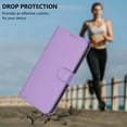 thumbnail image 3 of Designed for Google Pixel 9a Case Wallet, Women Men Flip Folio Cover with PU Leather Stand Credit Card Holders Slots Wrist Strap Magnetic Closure Phone Case for Google Pixel 9a - Lavender, 3 of 13