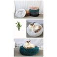 thumbnail image 3 of Panier pour Chien Panier pour Chat Rond Coussin de lit Moelleux pour Animaux de Compagnie Doux et Confortable, Chaud, imperméable, antidérapant et Lavable Coussin Chien Convient aux Chats, Chiens 60CM, 3 of 5