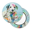 thumbnail image 2 of Kll A Funny Little Dalmatian Puppy Round Bar Chair Cushion Cover 12 Inch,Bar Stool Protector With Elastic, Soft Washable, 2 of 7