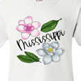 thumbnail image 4 of Inktastic Mississippi Magnolia Flowers and Leaves Youth T-Shirt, 4 of 5