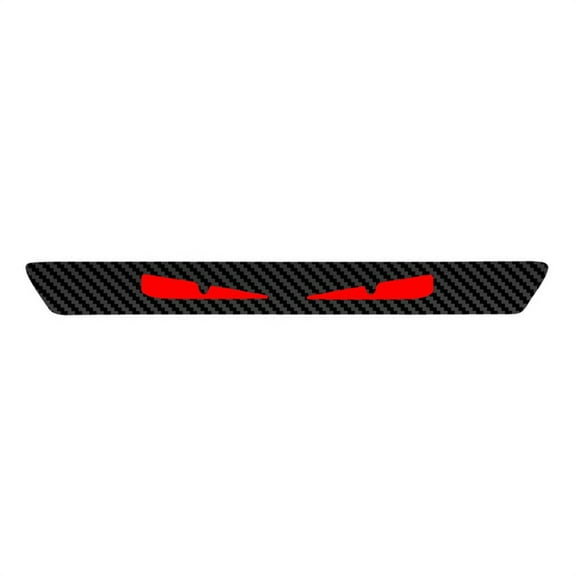 Fyuu Universal 3D Carbon Fiber Look Sticker Emblem Demon Eye Brake Tail Light Decal