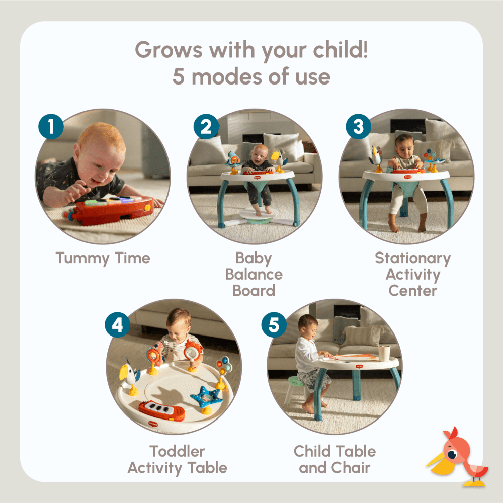 Tiny Love Tiny Mariners 5-in-1 Here I Grow Stationary Activity Center