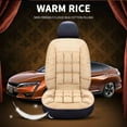 thumbnail image 3 of Yhmxh Cushioned Car Seat Cover, Warm Short Plush Seat Cushion for Front Rear Pad, ,Seat Cushion Protector Universal Warm in Winter Works with Sedan SUV Pickup Minivan, Car Accessories(Beige), 3 of 4