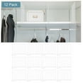 thumbnail image 3 of Shelf Dividers, 12 Pack Metal Closets Shelves Organizer, White, 3 of 7