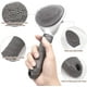 thumbnail image 2 of Cepillo para perros (gris), cepillo autolimpiante para perros y gatos, cepillo de aseo para mascotas que elimina suavemente el pelo suelto y enredado de las alfombras, utilizado para masajes y autolim, 2 of 5
