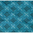 thumbnail image 5 of oneOone Cotton Poplin Twill Medium Blue Fabric Block Sewing Craft Projects Fabric Prints By Yard 56 Inch Wide-QY, 5 of 5