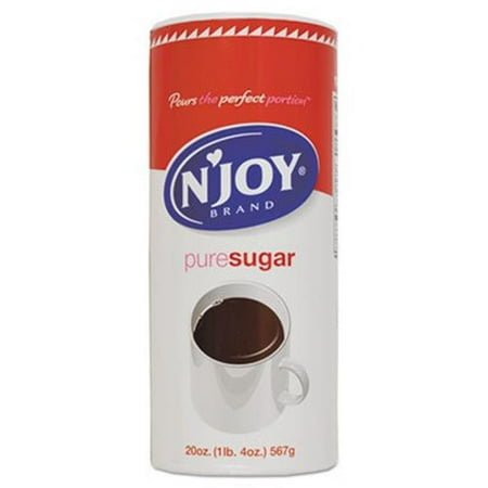 N Joy 94205 20 oz Pure Sugar Cane Canister - 24  per Pack