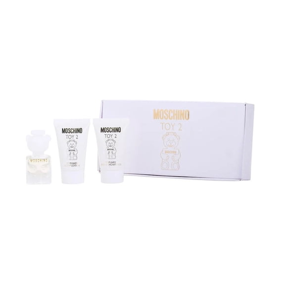 Moschino Toy 2 3 pc mini perfume gift set 0.17 oz EDP 0.8 lotion 0.8 gel NIB