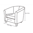 thumbnail image 4 of Funda para silla de Club, funda protectora para sofá, sillón lavable, extraíble y elástico, Protector de muebles para sala de estar, 4 of 6