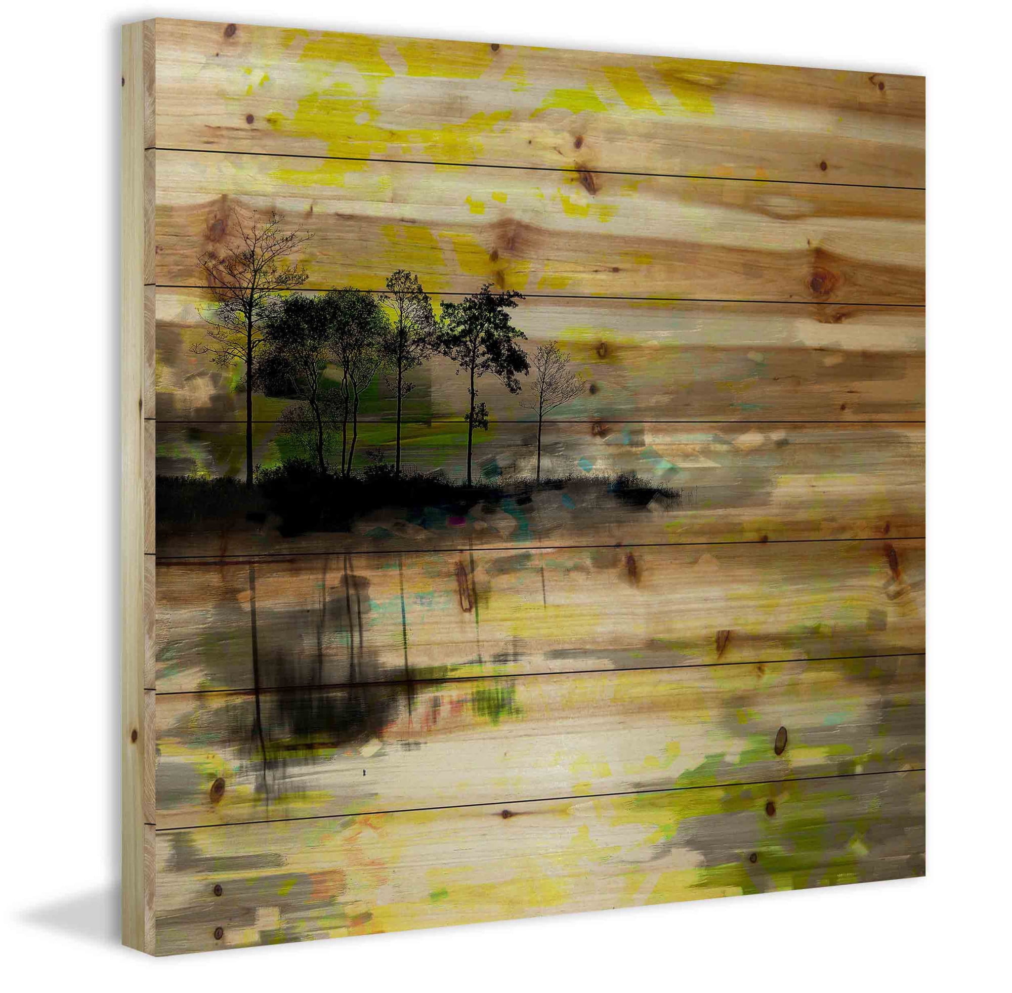 Parvez Taj Oshawa Art Print on Natural Pine Wood